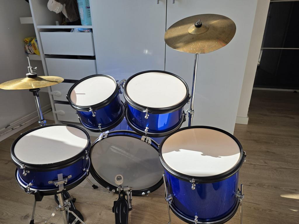 Kinder drumstel te koop, Muziek en Instrumenten, Ophalen of Verzenden, Gebruikt, Overige merken