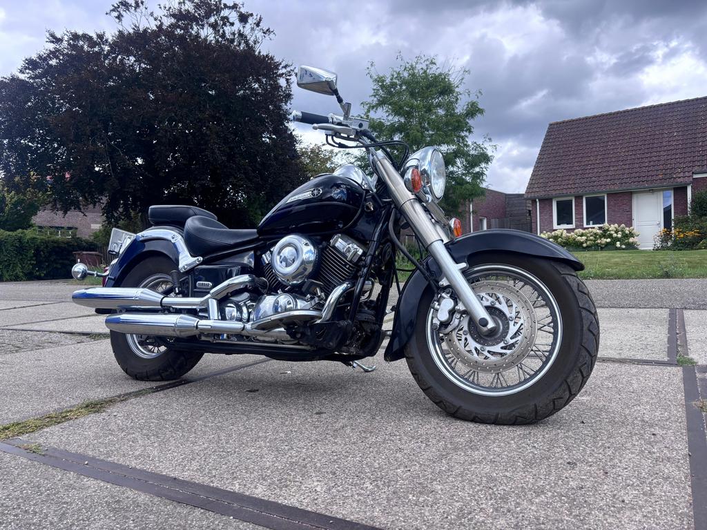 Yamaha Dragstar VM04 - Chopper - XVS 650A - weinig km!, 2 cilinders, Occasion, Particulier, Handgeschakeld