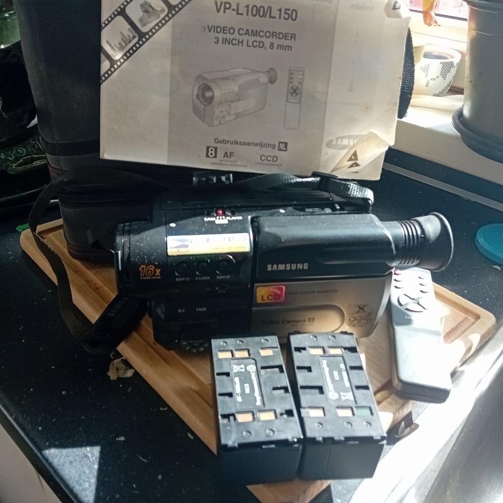 Samsung videorecorder met accessoires, Ophalen of Verzenden