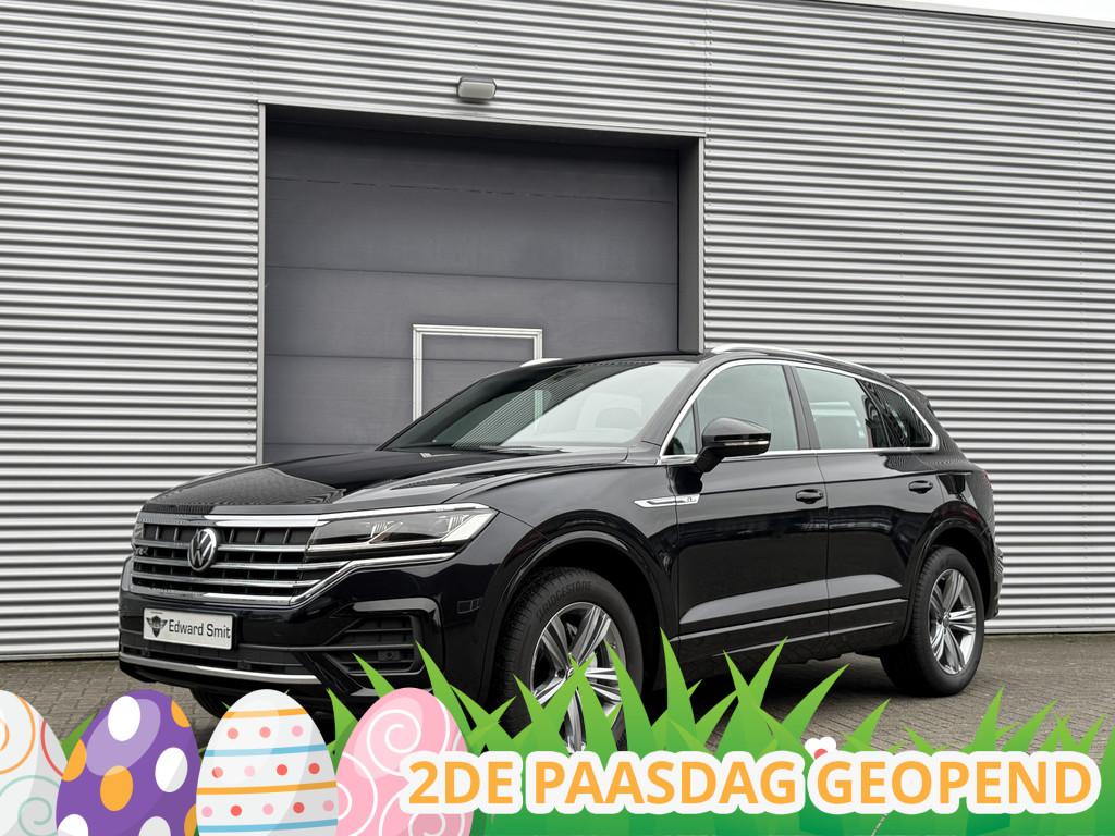 Volkswagen Touareg 3.0 TDI R-Line I Aut. I Grijs Kenteken I, Automaat, Gebruikt, Zwart, Leder