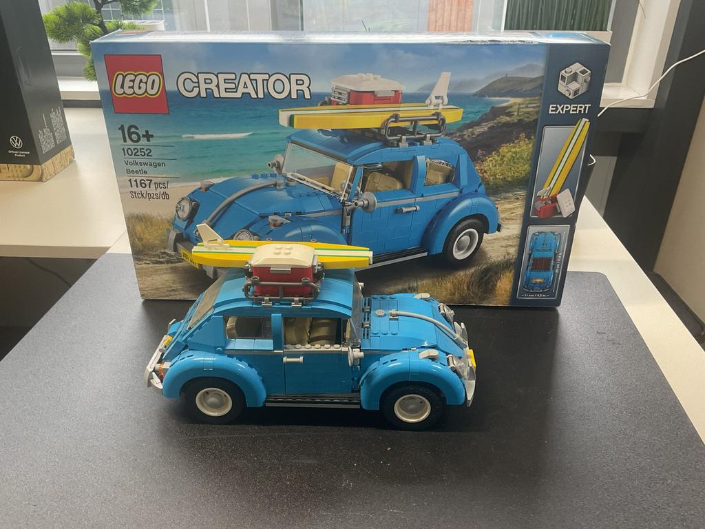 Lego Volkswagen Kever met doos en boekje Vw Beetle, Ophalen, Zo goed als nieuw