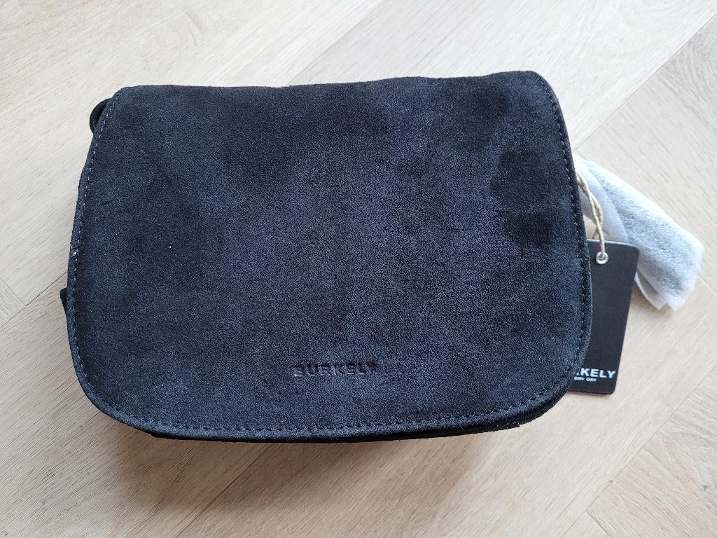 Nieuwe Burkely tas suede, Ophalen of Verzenden, Nieuw, Zwart, Schoudertasje
