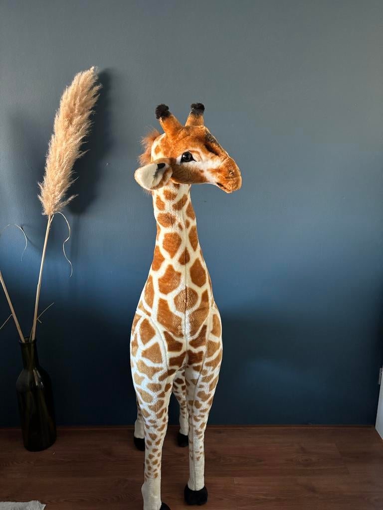 Grote Giraf knuffel, Ophalen, Giraf, Zo goed als nieuw, Meerkleurig