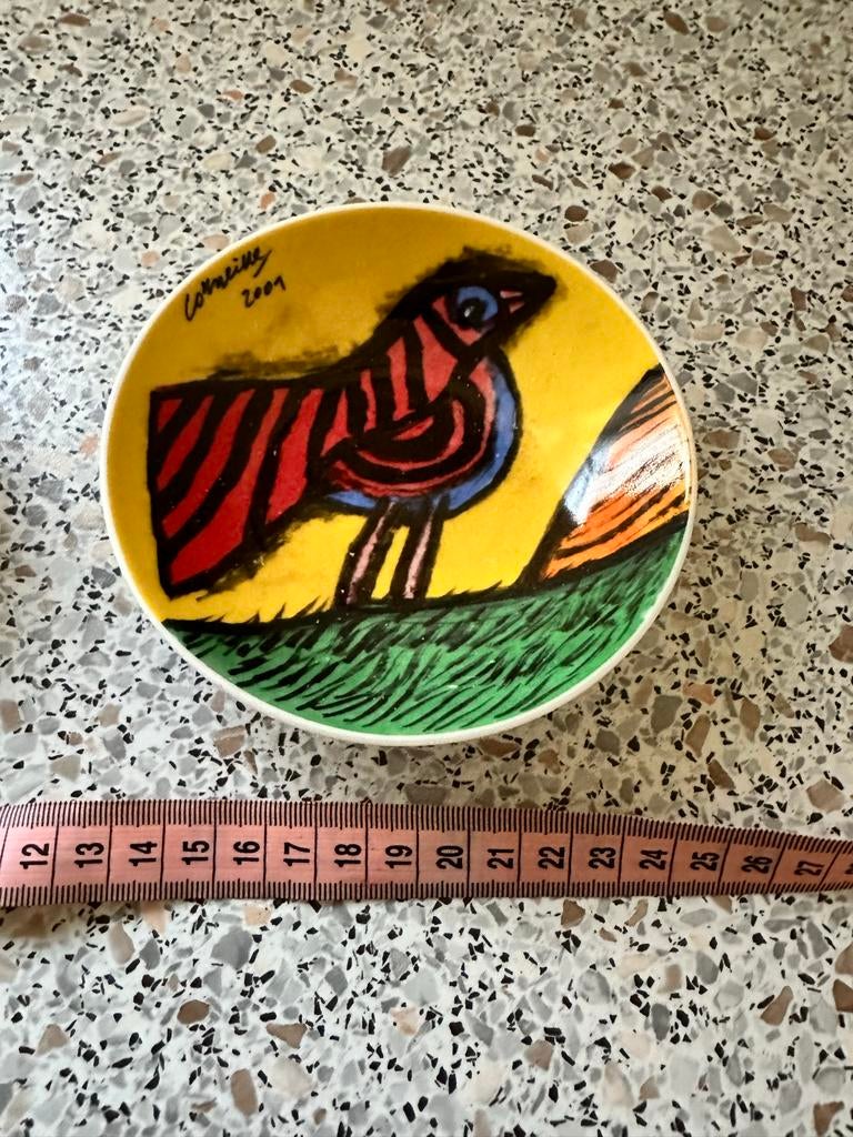 Corneille schaaltje met vogel en bijpassend blikje, Ophalen of Verzenden