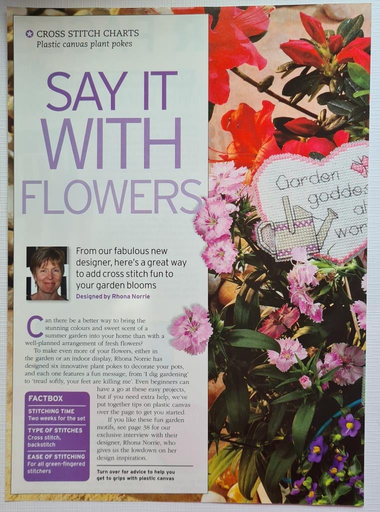 6 leuke planten stekers borduurpatronen, Ophalen, Nieuw, Handborduren, Patroon