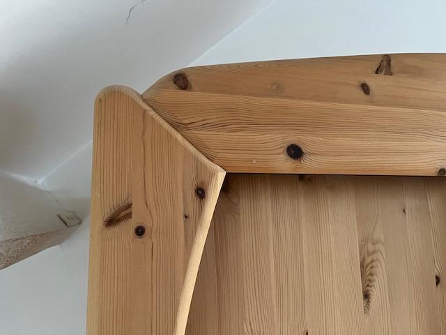 Scandinavische grenen vintage kleerkast, Gebruikt, Grenen, 200 cm of meer, 50 tot 75 cm