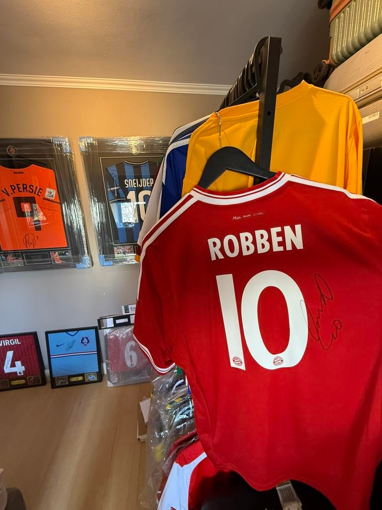 ZELDZAAM Arjen Robben Bayern Munchen ucl finale 2013 shirt, Ophalen, Zo goed als nieuw, Buitenlandse clubs, Shirt