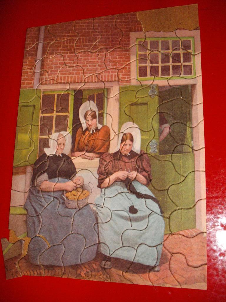 ***  Antieke legpuzzels Nederlandse Klederdracht  ***, Verzenden