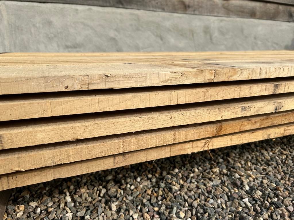 Kastanje planken en eiken planken, Ophalen of Verzenden, Zo goed als nieuw, 250 cm of meer, Planken