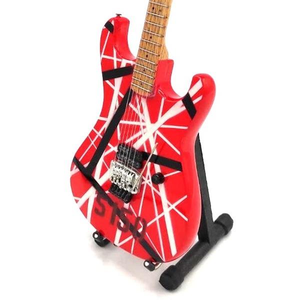 Eddie van Halen miniatuur gitaar van hout mini guitar deco, Info@deconoord.nl, Deco Noord, Nieuw, Ophalen of Verzenden
