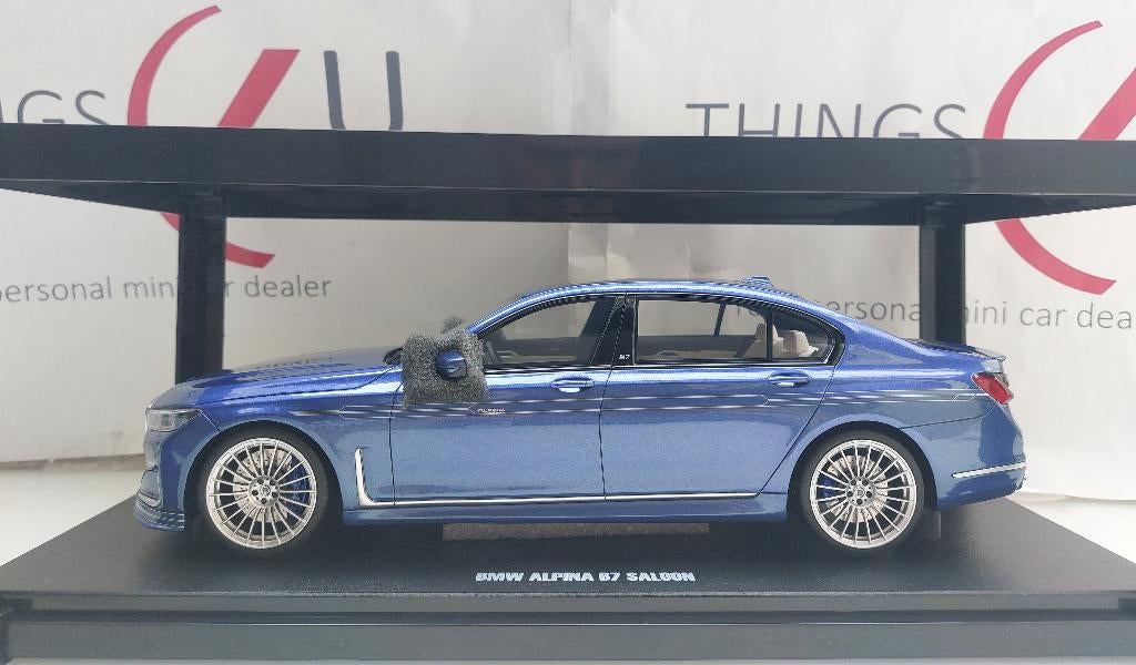 GT Spirit 1:18 BMW Alpina B7 Limousine 2022 blauw metallic, Ophalen of Verzenden, Nieuw, Auto, Overige merken