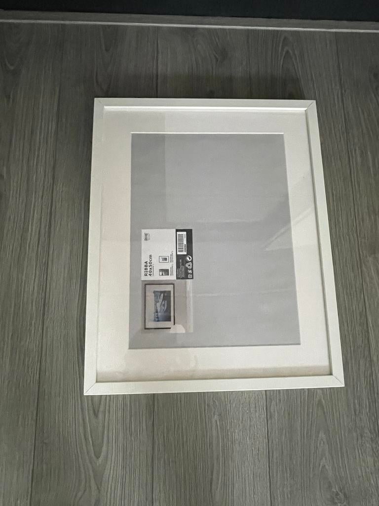 Fotolijst Ribba wit Ikea 40x50 als nieuw, Ophalen, Zo goed als nieuw