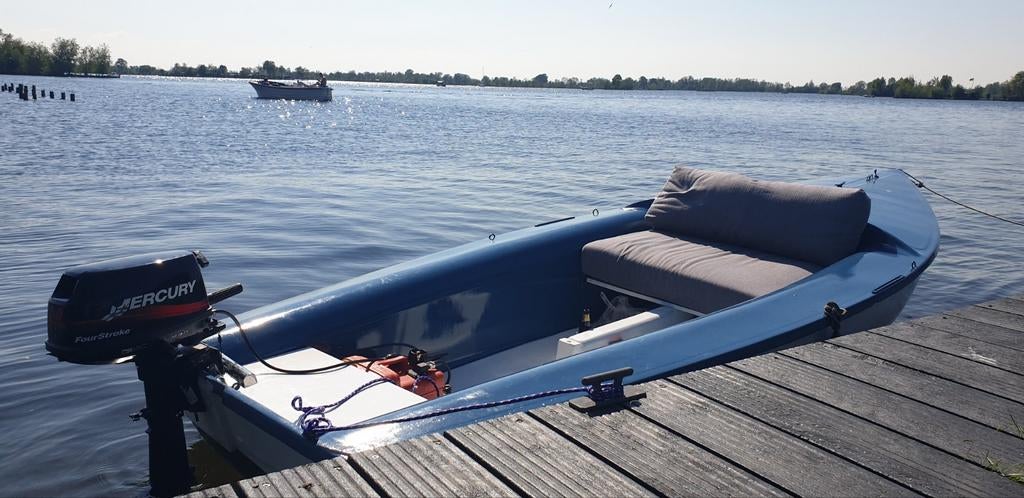 Motorboot met ligplaats Vinkeveen (overdraagbaar), Gebruikt, Ophalen of Verzenden, Minder dan 10 pk, Tot 6 meter