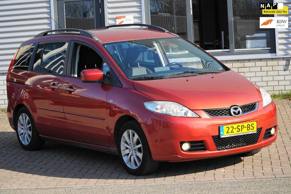 Mazda 5 2.0 Active 7 PERSOONS NAVI, Auto's, Mazda, 145 pk, Gebruikt, 4 cilinders, 7 stoelen