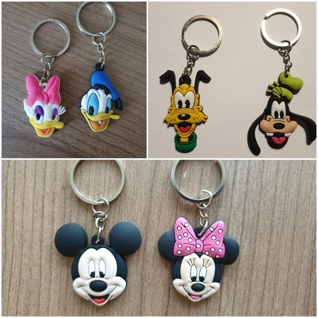 Donald, Katrien, Mickey, Minnie, Pluto, Goofy sleutelhangers, Ophalen of Verzenden, Nieuw, Feestartikel