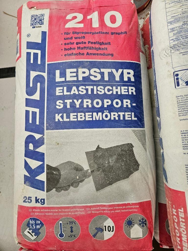 EPS isolation 9,5 m² + 10x Lijm, Nieuw, Piepschuim (Tempex), 8 tot 12 cm, 5 tot 10 m²