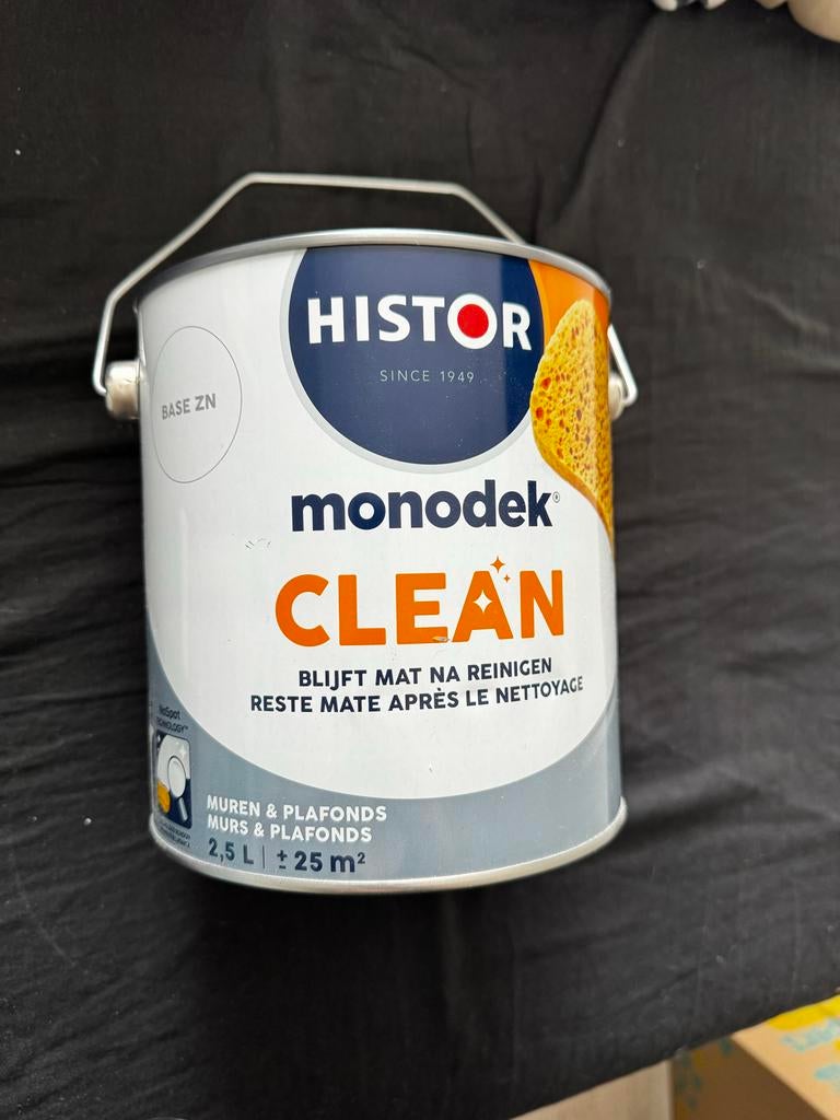 Histor Monodek Clean verf Masquerade 334 little green, Doe-het-zelf en Verbouw, Verf, Beits en Lak, Overige kleuren, Nieuw, Ophalen of Verzenden