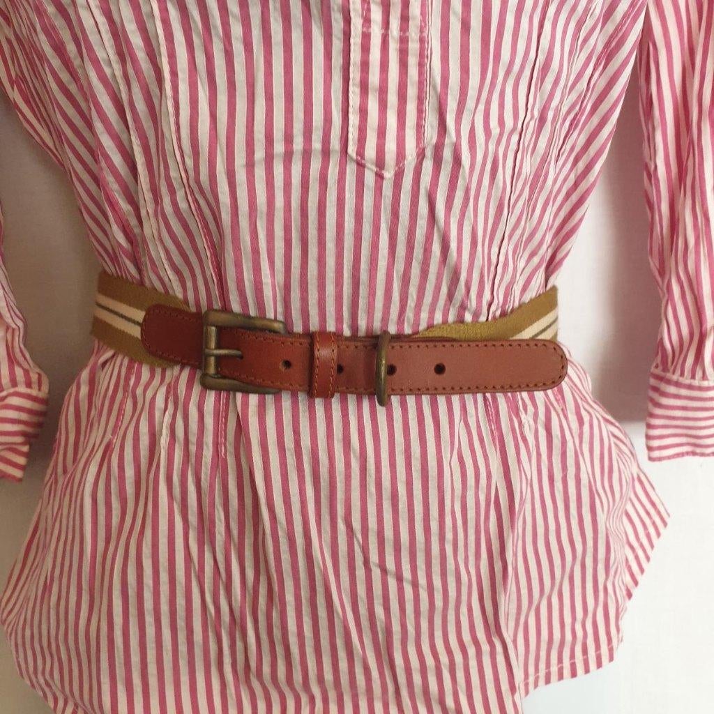 Stoere stoffen jongens riem, groen, ., Ophalen of Verzenden, Zo goed als nieuw, .