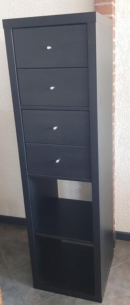 Ikea kallax Vakkenkast met 4 laden, Ophalen, Zo goed als nieuw