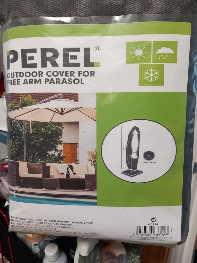 Parasol Hoes Nieuw  H 260/ O 3.50, Ophalen of Verzenden, Nieuw, 1 tot 2 meter