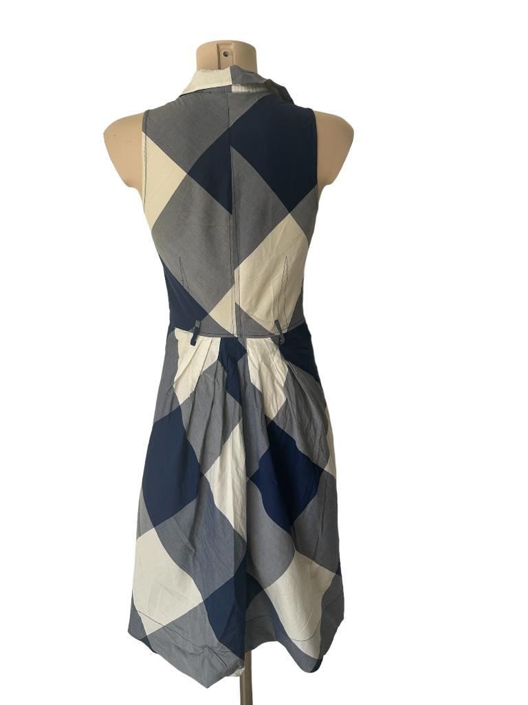 Zenggi jurk S, Blauw, Ophalen of Verzenden, Zo goed als nieuw, Onder de knie