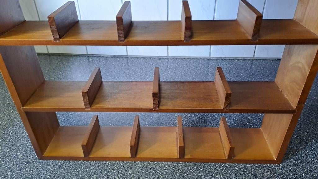 Houten mokkenrek wandrek, Huis en Inrichting, Keuken | Keukenbenodigdheden, Onbekend, Ophalen of Verzenden, Zo goed als nieuw