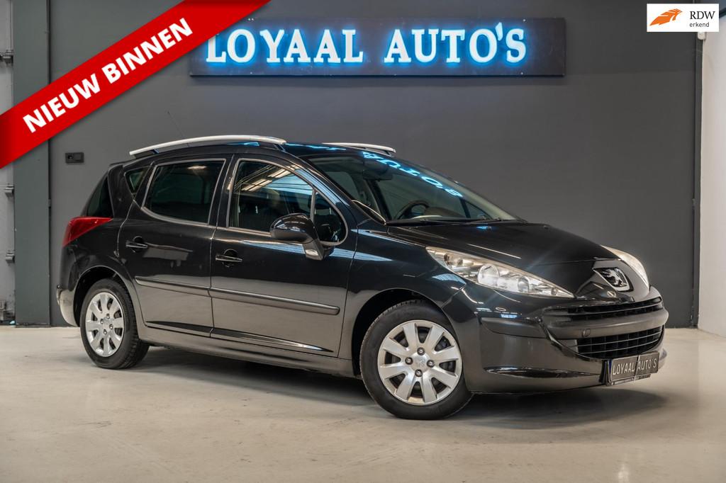 Peugeot 207 SW 1.4 VTi X-line | AIRCO | ELEK.RAMEN | TREKHAA, Auto's, Peugeot, Stof, Gebruikt, Zwart, Origineel Nederlands