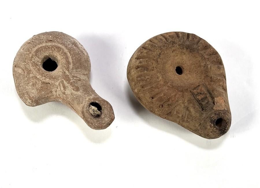 1218. Romeins terracotta olielampen – 2e-4e eeuw n. Chr., Ophalen of Verzenden