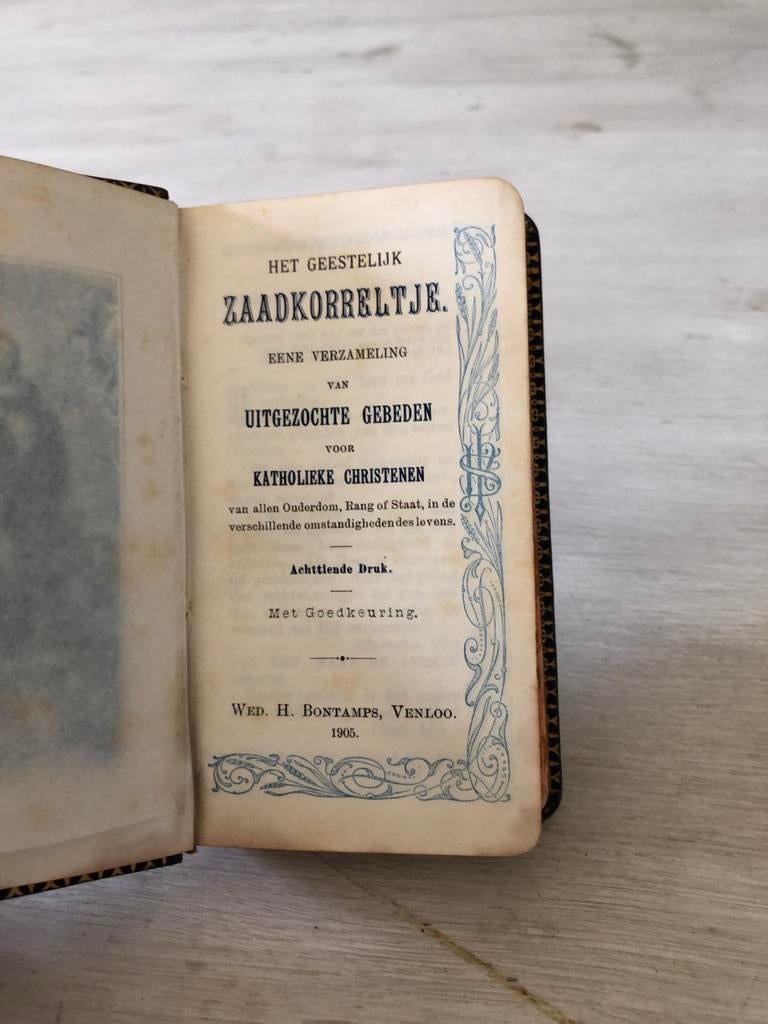 Het Geestelijk Zaadkorreltje - Gebedenboek 1905, Ophalen of Verzenden, Gelezen, Christendom | Katholiek