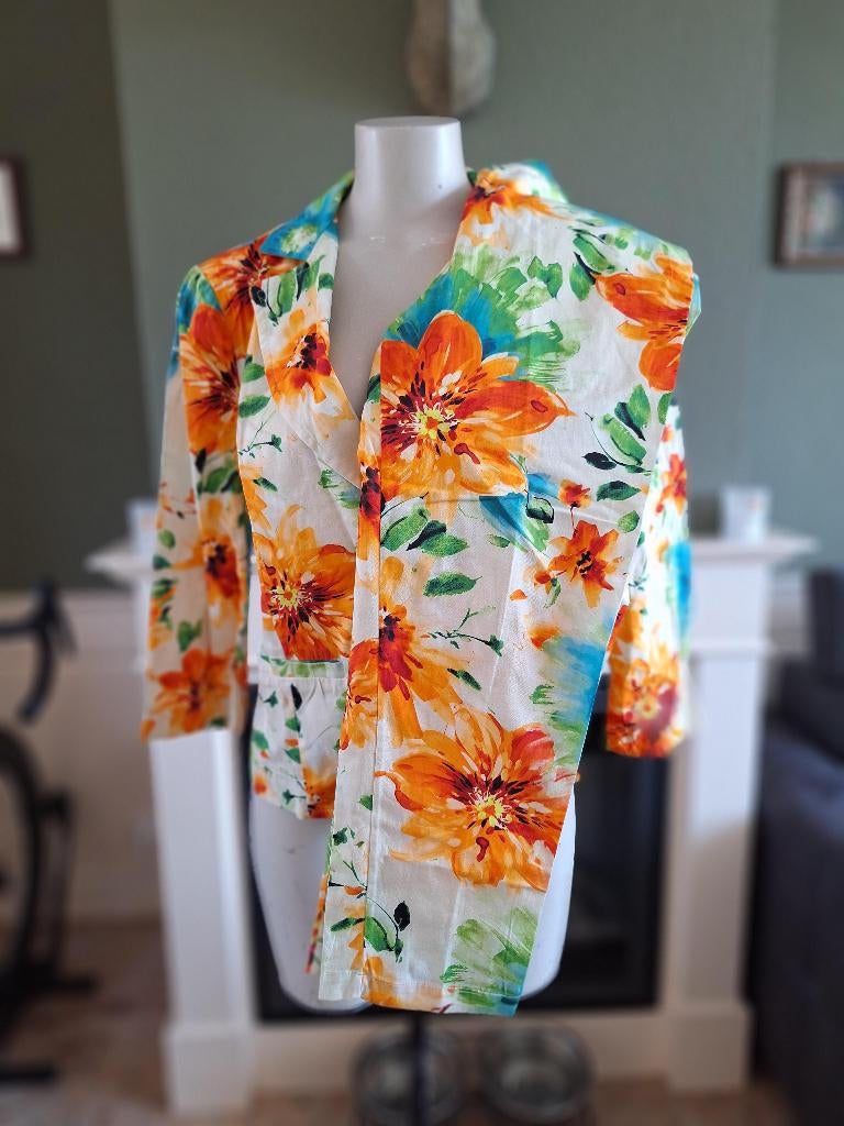 Sandro Ferrone pak blazer capri IT 46 NL 42 in topstaat, Kostuum of Pak, Overige kleuren, Verzenden, Zo goed als nieuw