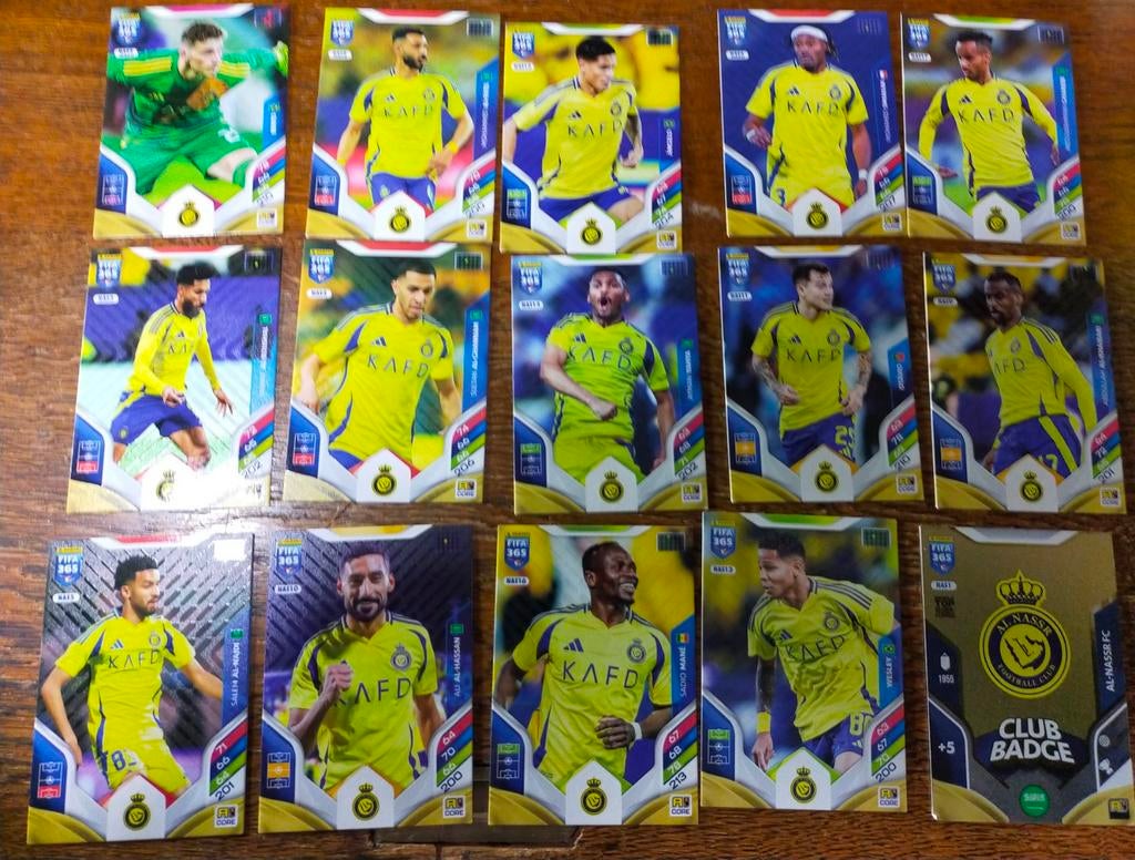 Voetbalplaatjes FIFA 365 Al Nassr FC, Ophalen of Verzenden