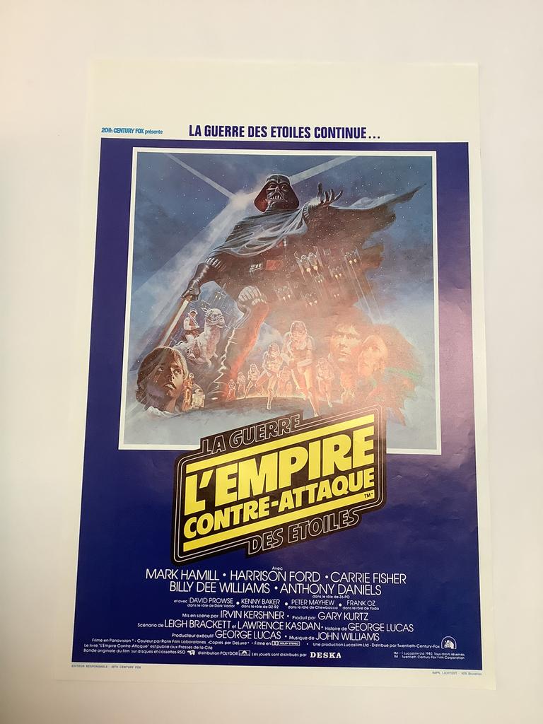 STAR WARS FILMPOSTER   36-54 cm, Ophalen of Verzenden, Zo goed als nieuw, Boek of Poster