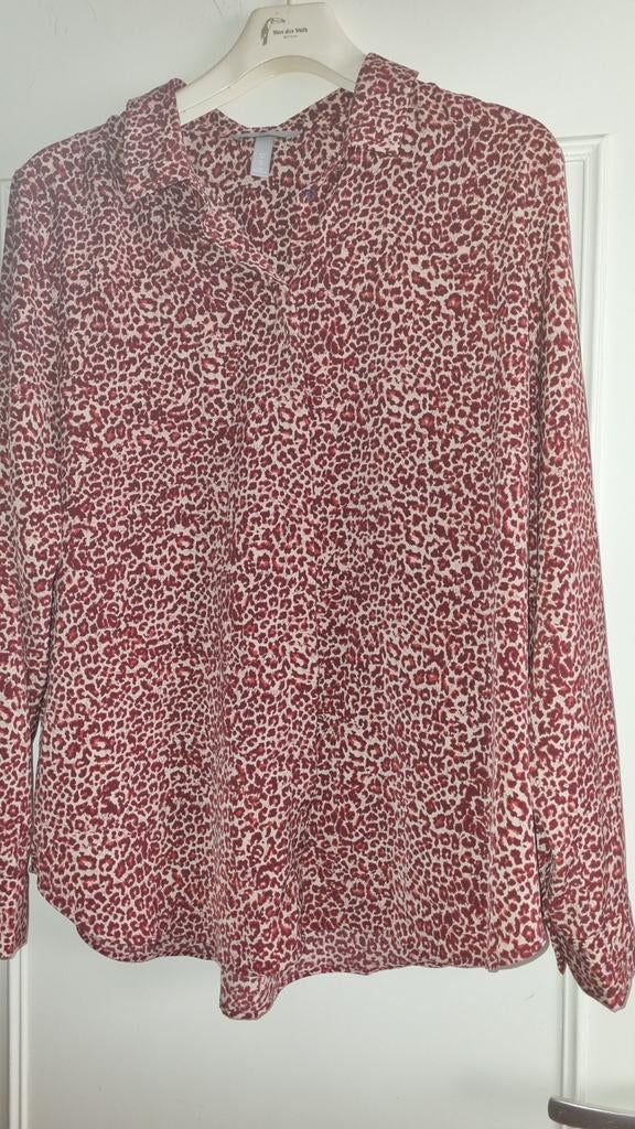 Blouse H&M met luipaardprint, H&M, Maat 46/48 (XL) of groter, Ophalen of Verzenden, Gedragen