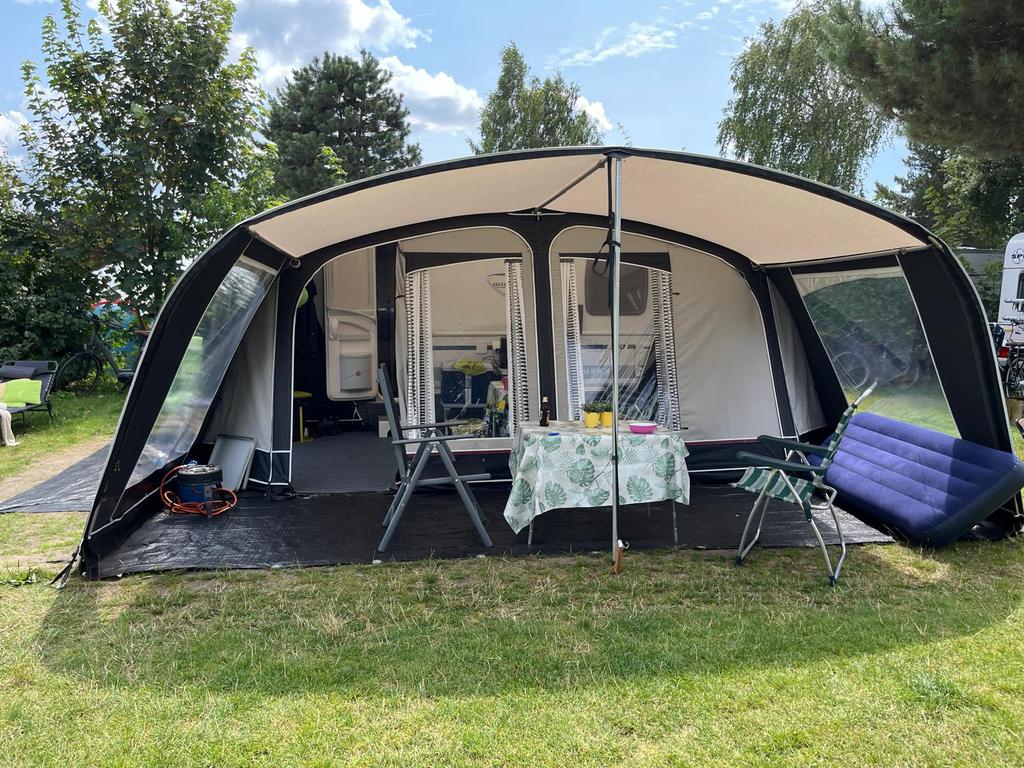 Unico Turijn voortent met luifel, Ophalen, Zo goed als nieuw