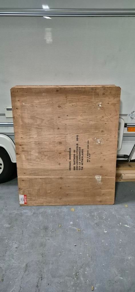 Palletdeksel voor palletrand 120x100, Doe-het-zelf en Verbouw, Hout en Planken, Ophalen, Minder dan 25 mm, Plank, Minder dan 200 cm