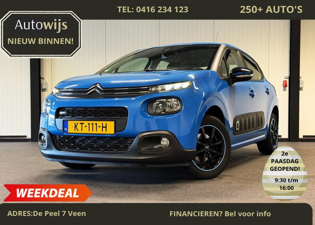 Citroen C3 1.2 PureTech Feel 105g|NL AUTO|NAVI|PDC|76DKM|, Voorwielaandrijving, 1199 cc, 450 kg, Origineel Nederlands