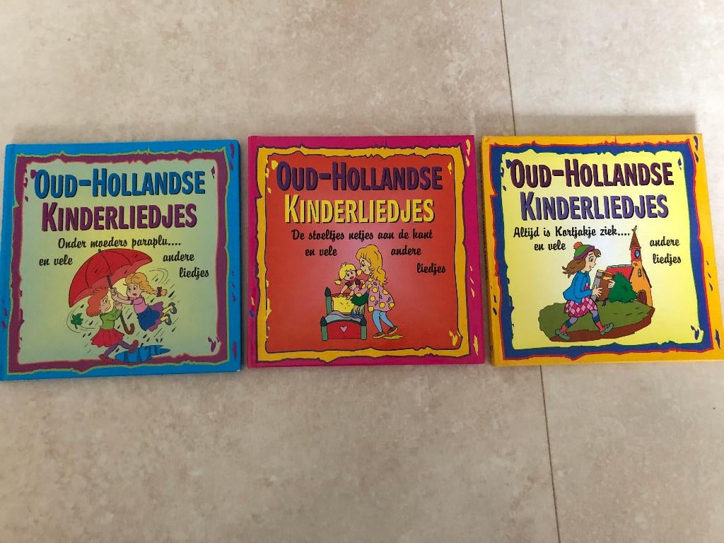 3 boekjes met Oud-Hollandse kinderliedjes -zo goed als nieuw, Ophalen of Verzenden, Zo goed als nieuw, 3 tot 4 jaar