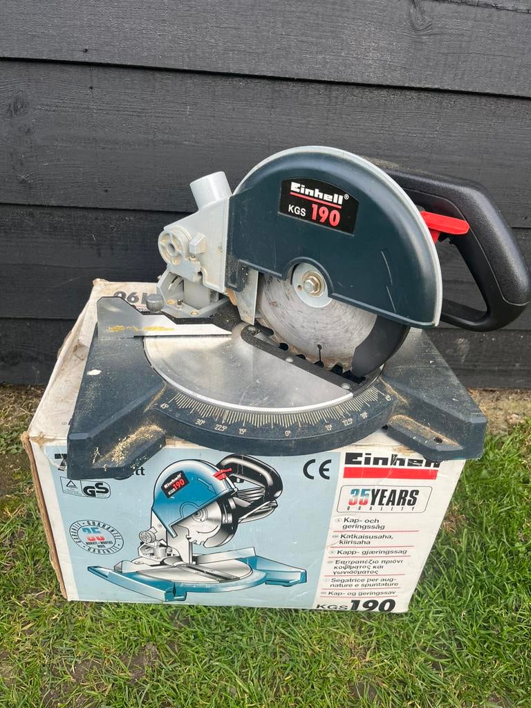 Afkortzaag, Ophalen, Zo goed als nieuw