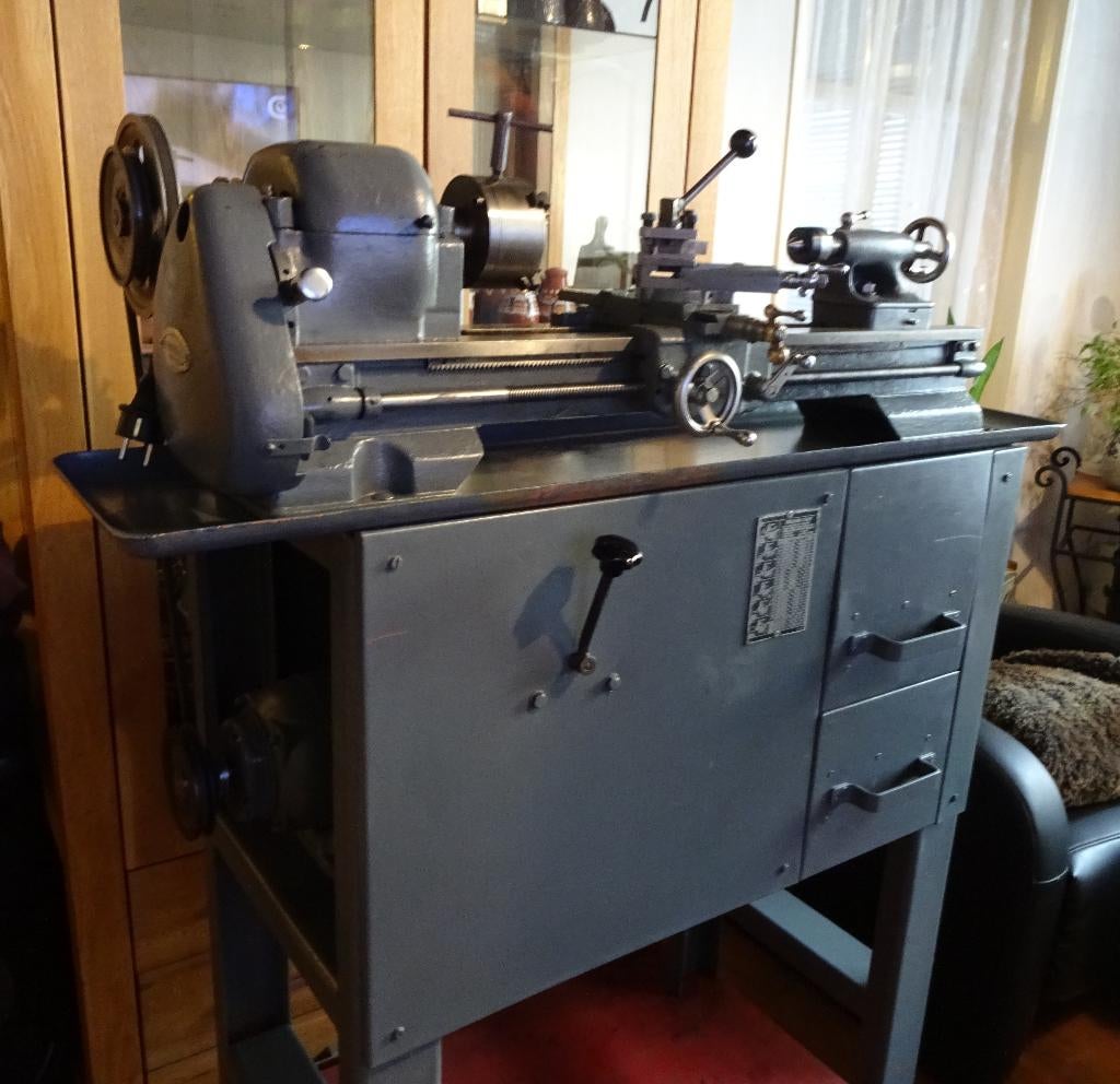 Draaibank, metaal Craftsman compleet, Ophalen, Gebruikt, Metaaldraaibank, 500 tot 1000 mm