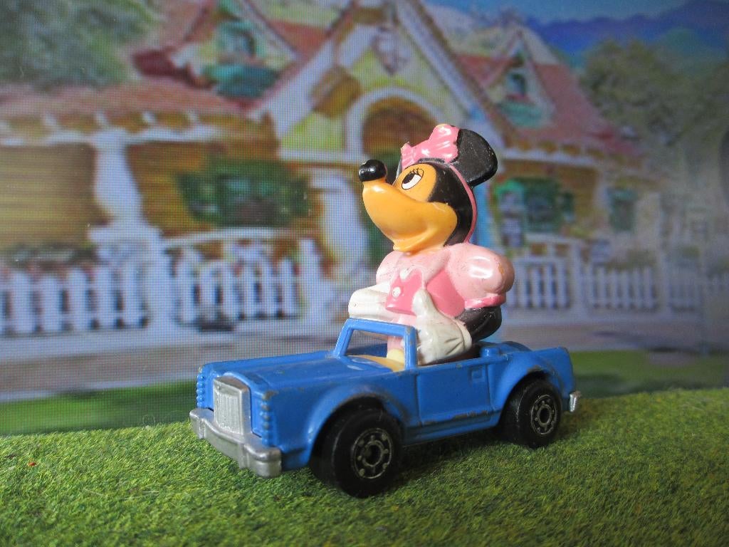 Minnie Mouse Lincoln Continental Matchbox Disney 1978, Ophalen of Verzenden, Gebruikt, Auto