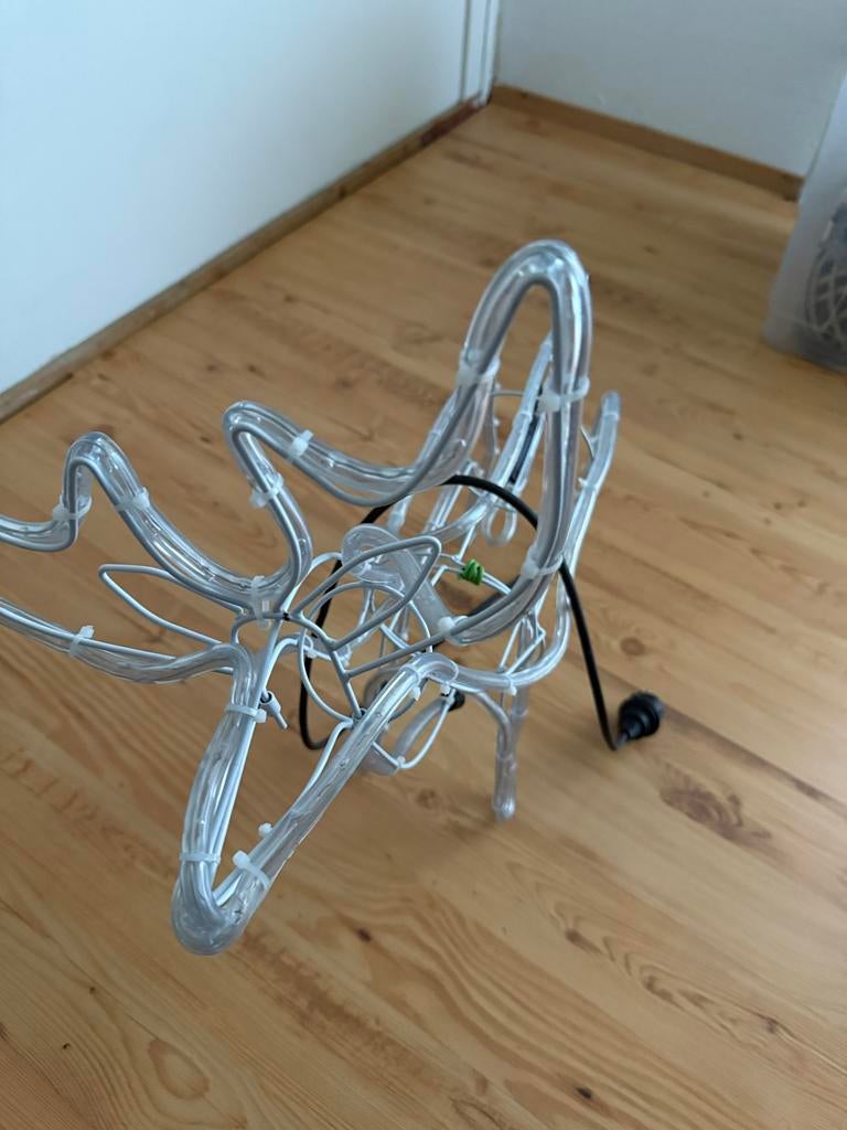 Kerst verlichting rendier, Ophalen of Verzenden, Zo goed als nieuw