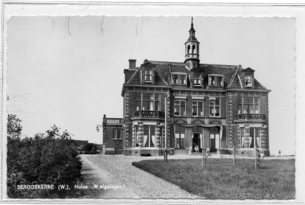 Serooskerke  Huize Welgelegen, Ophalen of Verzenden, 1960 tot 1980, Gelopen, Zeeland