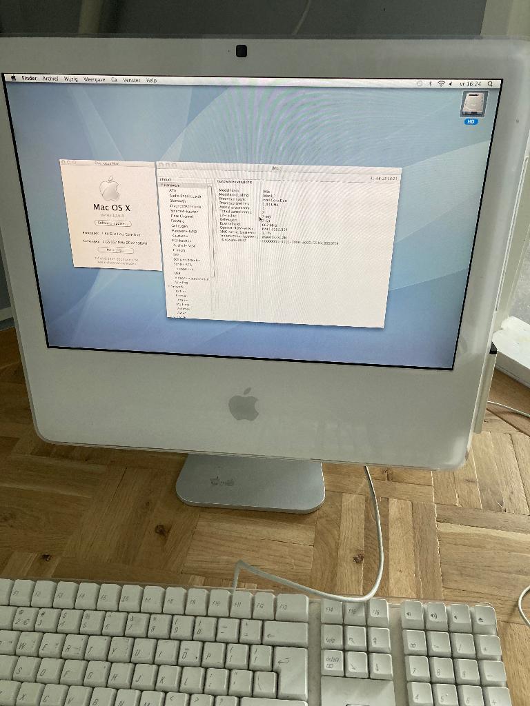 iMac Vintage witte Apple Imac A1173 - 2006, Computers en Software, Ophalen, Gebruikt, 2 tot 3 Ghz, IMac