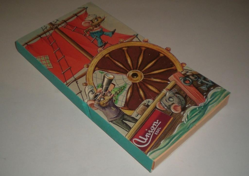 Union schuifdoosje origineel ontwerp uit drukkerij, Ophalen of Verzenden, Zo goed als nieuw, Verpakking