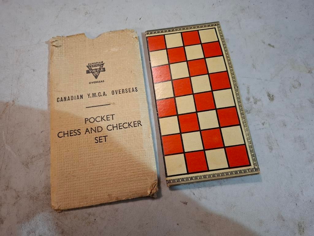 Pocket schaak- en dambord set, Ophalen of Verzenden