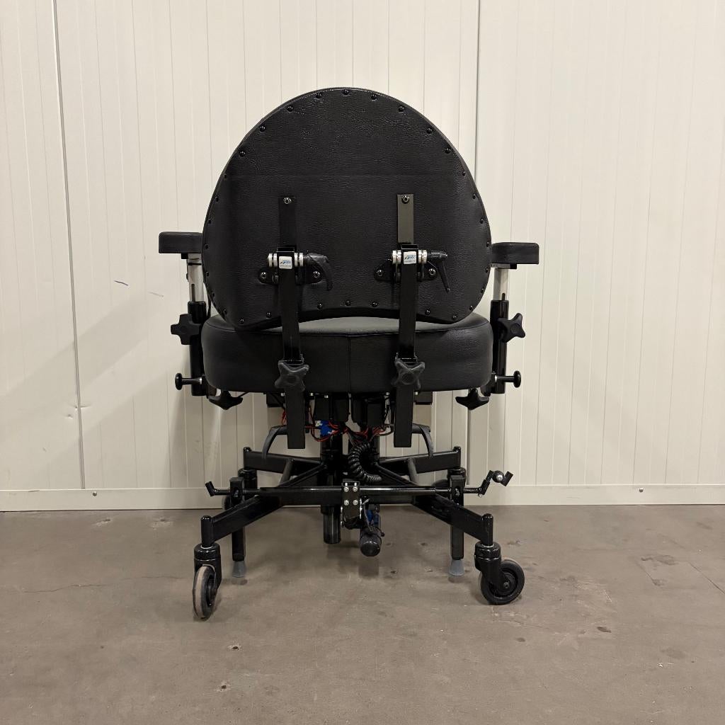 Elektrische trippelstoel hoog laag (extra breed), Ophalen of Verzenden, Gebruikt