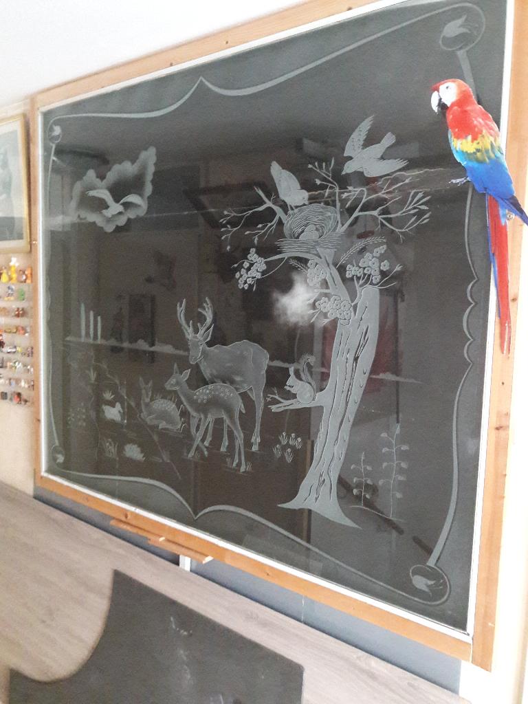 Woonaccessoires | Spiegels, Huis en Inrichting, Woonaccessoires | Spiegels, Zo goed als nieuw, 125 cm of meer, 150 tot 200 cm