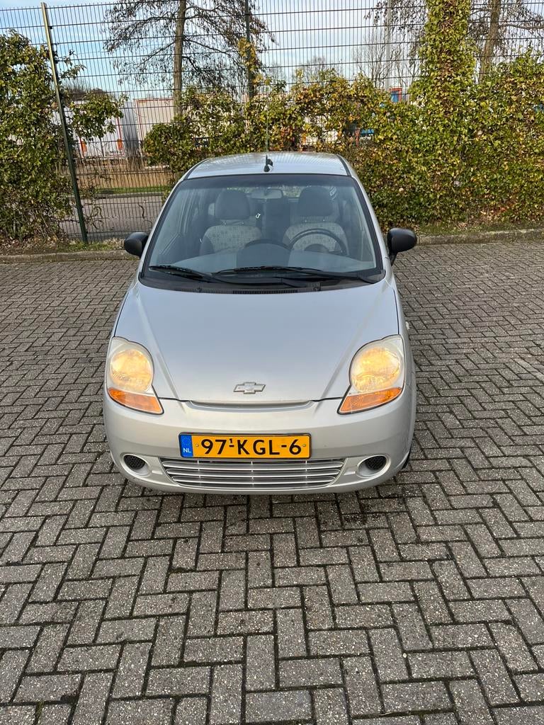Chevrolet Matiz 0.8/Km177.393NAP/BJ:2009/Nieuwe APK/Trekhaak, Auto's, Voorwielaandrijving, Stof, Origineel Nederlands, Grijs