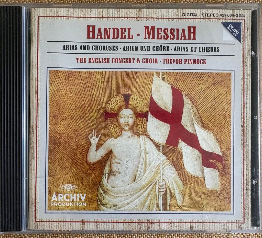 Handel Messiah CD - The English Concert & Trevor Pinnock, Ophalen of Verzenden, Barok, Gebruikt, Vocaal