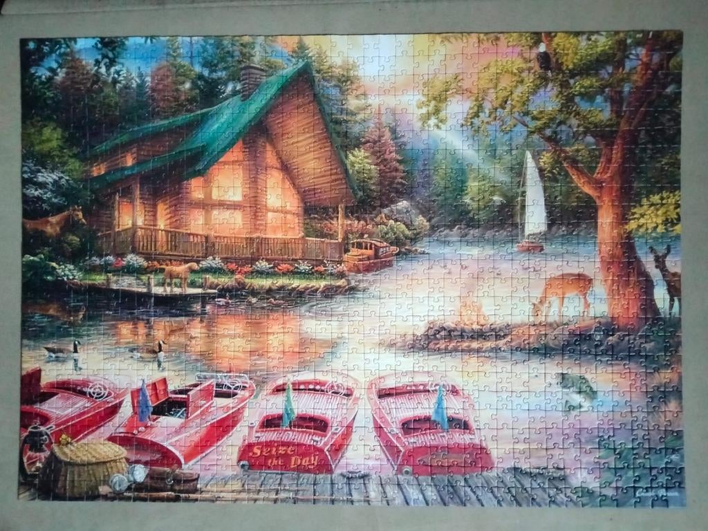 Seize the day Goliath puzzel, Ophalen of Verzenden, 500 t/m 1500 stukjes, Zo goed als nieuw, Legpuzzel